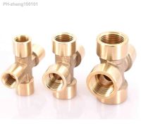 1/8 -3/4 BSP Female Brass Equal Cross 4 Ways Pipe Connector Fitting Coupler