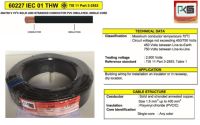 PKS สายไฟ THW 1x10 sq.mm. (100เมตร)