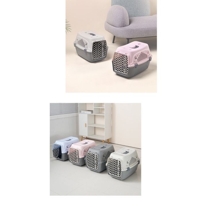 ส่งฟรี-p059-cat-cages-กรงเดินทางใส่สัตว์เลี้ยง-กล่องเดินทางสัตว์เลี้ยง-กรงสัตว์เลี้ยง-แบบพกพาได้