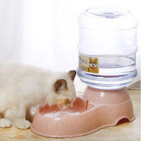 3.8L Gravity Pet Water Dispenser Cat Automatic Feeder Plastic Dog Water Bottle Food Water Dispenser Pet Feeding Bowl for Cat Dog