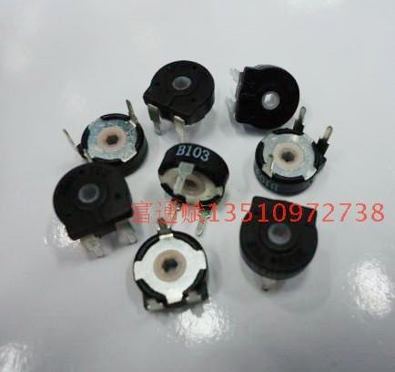 5pcs Adjustable resistance PT10-5K 10K horizontal hexagonal potentiometer