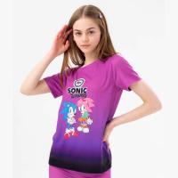 HYPE X SONIC KIDS PINK AND PURPLE FADE T-SHIRT