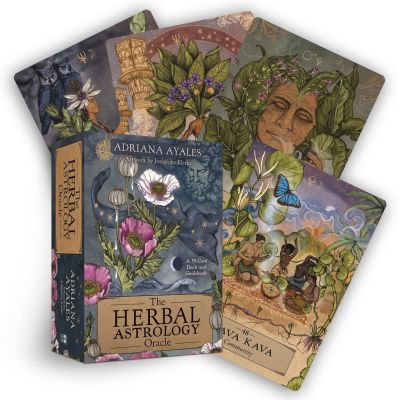 New Releases ! ร้านแนะนำ[ไพ่แท้] Herbal Astrology Oracle - Ayales Adriana ไพ่ทาโรต์ ไพ่ทาโร่ ออราเคิล ยิปซี ดูดวง tarot oracle deck cards card