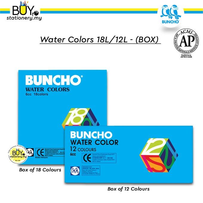 Buncho Poster Color (12 Color/Box)