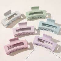 [A innovation] 1PC Big Hollow SquareINSHair ClipsHairpins Crab Claws ClampAccessories สำหรับผู้หญิง