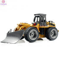 TEQIN Huina 1586 1:18 Remote Control Snowplow Simulation Electric Engineering Vehicle Toys For Children Gifts