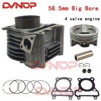 58.5mm/15mm 155cc Big Bore Cylinder Kit amp; Piston Kit for YAMAHA BWS125 ZUMA 125 YW125 CYGNUS-X /-SR /-FI 4V 1210A-5TY-K580