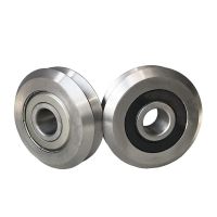 ✁✻ RM3ZZ RM3-2RS RM3 W3 Track Roller Bearing V Groove Guide Wheel Track Roller Bearing 12x45.72x15.88mm