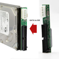 7 + 15Pin 2.5 Sata ตัวเมียถึง3.5นิ้วพอร์ต IDE เป็นตัวแปลงการ์ดเชื่อมต่อ IDE ตัวผู้40ขาสำหรับ ATA 133 100 HDD CD DVD Serial ใหม่