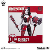 DCD30126 DC DIRECT - HARLEY QUINN RED WHITE &amp; BLACK - HARLEY QUINN BY AMANDA CONNER (RESIN)