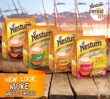 Nestle Nestum 3 in 1 Instant Cereal Milk Drink - Brown Rice