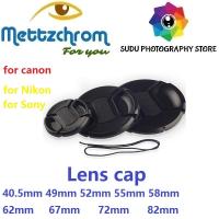 【✱2023 HOT✱】 guzhiz ฝาครอบเลนส์ด้านหน้าฝาครอบแบบ Snap-On สำหรับกล้อง Dslr 43มม. 49มม. 52มม. 55มม. 58มม. 62มม. 67มม. 72มม. 77มม. 82มม. ฝาครอบเลนส์สำหรับ Canon สำหรับ Nikon