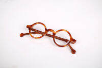 BETSION Small Vintage Round 37mm Hand Made Glasses Full Rim Eyeglass Frames Men Women Myopia Rx able