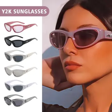 Luxury Punk Sports Sunglasses Women Brand Designer Y2K One Piece Sun  Glasses Men Goggle Shades UV400 Five Star Fashion Eyewear
