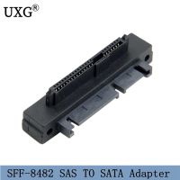 SFF-8482 SAS To SATA 90 Degree Angle Adapter Converter Straight Head for motherboard SAS hard drive