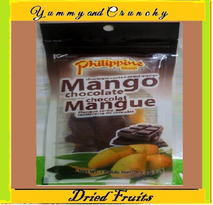 PasalubongCebu DelicaciesPhilippine Brand Dried MangoChocolate 65g