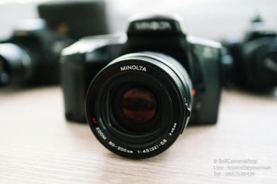 ขายกล้องฟิล์ม ถูกๆ Minolta 5xi serial 15209097 พร้อมเลนส์ Minolta 80-200mm