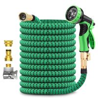 [NEW] Garden Water Hose Expandable Double Metal Connector High Pressure Pvc Reel Magic Water Pipes for Garden Farm Irrigation Car Wash