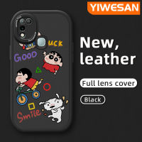 YIWESAN เคสสำหรับ Infinix ขายดี10 Play เคส X688C ลายการ์ตูนน่ารักดินสอสีเล็กๆน้อยๆโทรศัพท์ดีไซน์ข้างนุ่มหนังดีไซน์ใหม่กล้องฝาปิดเลนส์บางป้องกันเคสกันกระแทก