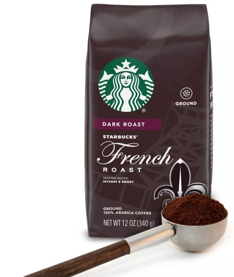 Cà phê starbucks rang xay sẵn nguyên chất 100% arabica coffee dark gói - ảnh sản phẩm 5
