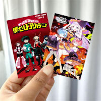 QQMALL 30Pcs Mini Postcard Japan Anime Message Card Lomo Card In The FRANXX Anime Cartoon Fans Gift Special Greeting Cards Fans Collection My Hero Academia