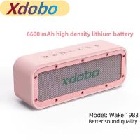 XDobo 1983ปลุก50W,ซับวูฟเฟอร์ออดิโอไร้สายลำโพงบลูทูธพกพาได้กันน้ำรอบทิศทาง TWS