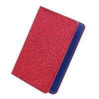 Thin Fashion Travel Passport Leather Case Ladies Cute Lavender Leather Passport Cover Holder Women Card Holder Luxury Card Holders