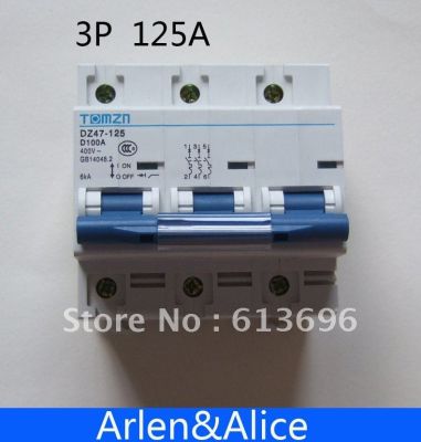 3P 125A 240V/415V 50HZ/60HZ Circuit breaker MCB