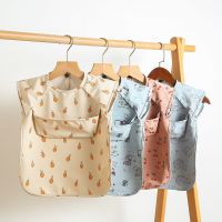 [TIN Household Products] ผ้าพันคอแขนสั้นสำหรับเด็กทารกเด็กวัยหัดเดินกันน้ำ Art Smock Feeding Bib ผ้ากันเปื้อนกระเป๋าทารกชายหญิง Burp ผ้า Bibs Drooling