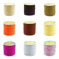 New Multicolor Polyester Jewelry Thread Cord For Buddha/Mala/Prayer Beads for DIY Bracelet 0.8mm 1 Roll (Approx 85 M/Roll) 【hot】d25bil