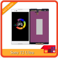 6.0 "LCD ต้นฉบับสำหรับ Sony Xperia T2 Ultra D5303 D5322 D5306จอแสดงผล Lcd หน้าจอสัมผัส Digitizer กรอบเปลี่ยน