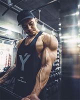 hot【DT】 2022 LYFT Top Stringer Gym Sleeveless Undershirt Men Mesh Sportswear Workout