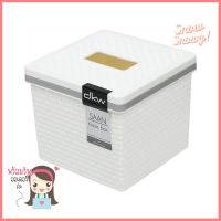 กล่องทิชชู่ POP UP DKW SAAN PP สีขาวTISSUE BOX POP UP DKW SAAN PP WHITE **ราคาดีที่สุด**