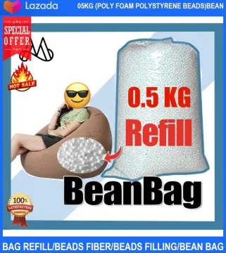 5KG (Poly Foam Polystyrene BEADS)Bean Bag Refill/Beads Fiber/Beads