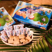 Kẹo dừa nguyên chất Thanh Long- Hộp 400g - Bao bì riêng từng viên kẹo
