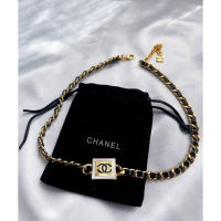 สร้อยโชคเกอร์ CHANEL สร้อยคอโซ่ทองแม่ชม !! [ไม่มีอุปกรณ์ได้เฉพาะสร้อย]