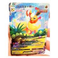 Pokemon Flareon Pansear ของเล่นญี่ปุ่นงานอดิเรกงานอดิเรกคอลเลกชันเกมอะนิเมะการ์ด