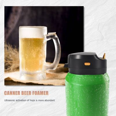 Compass Portable Mini Beer Foam Drinking Bubbler 40000 Times/S Household Liquid Foam Machine Bubbler Tool