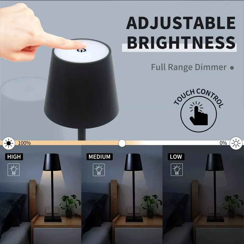 modern led desk lamp 2 in 1