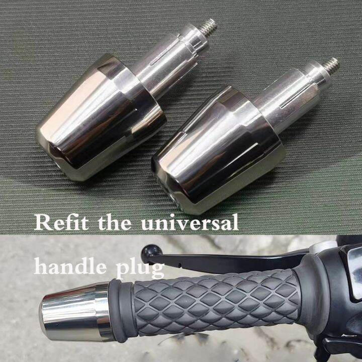 Motorcycle Handlebars Grips Ends Plug Caps For Yamaha NMAX XMAX VMAX