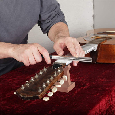 Hot Sale 6pcs Guitar Luthier Tool Kit fret crowning File dressing Guitar fret rocker leveling Fingerboard Grinding Sanding Stone