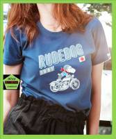 Rudedog เสื้อคอกลม ชาย หญิง  รุ่น มอไซส์19  สีดีฟซี