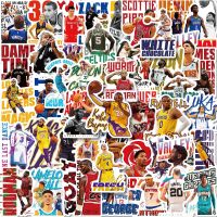 50Pcs Cartoon Star American Basketball Laptop Phone Tablet Thermal Cup Motorcycle Helmet Graffiti Stickers Kids Toys