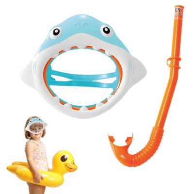 หน้ากากดำน้ำ Scuba Diving Respirator Masques Shark Design อุปกรณ์ว่ายน้ำกันน้ำ Anti Fog หน้ากากหายใจใต้น้ำ