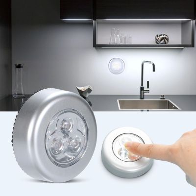 ■▥㍿ LED Wireless Night Light Stick-on Tap Touch Lamp Bedroom Cordless Touch Light for Closets Cabinets Utility Room