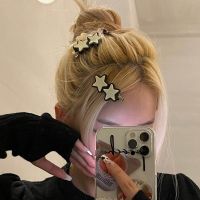 【YF】✴✽  1pcs/set Y2k Star Hairpin 2023Summer New Korean Fashion Alligator Clip Punk Hair Accessories for Children Headdress