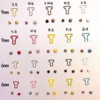 10sets Mini Doll Belt Buttons Doll Clothes DIY Metal Buckle Fit for 1/6 Dolls Girls Doll Buckles Trousers Bag Sewing Accessories