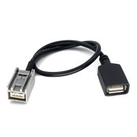 【เฟยตง】??USB สายเคเบิลอะแดปเตอร์ AUX 2008เป็นต้นไปสำหรับผ้าคลุมเบาะรถ CIVIC JAZZ/CR-V ACCORD/CR-Z 09-13 MP3