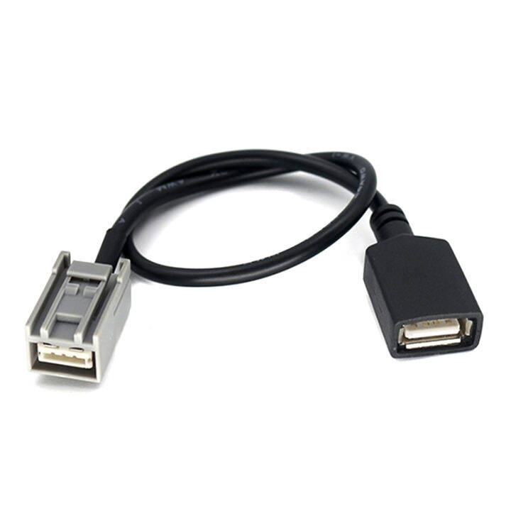 เฟยตง-usb-สายเคเบิลอะแดปเตอร์-aux-2008เป็นต้นไปสำหรับผ้าคลุมเบาะรถ-civic-jazz-cr-v-accord-cr-z-09-13-mp3