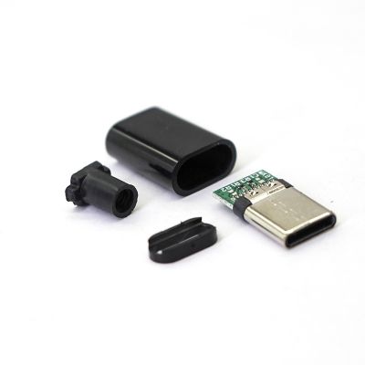 ✤❏ wannasi694494 USB Type C Connectors Jack Tail usb Male Plug Electric Terminals welding data accessories pin 2 / 5 pcs